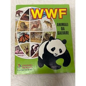 WWF Animali Da Salvare Vintage Sticker Album Panini World Wildlife Fund‎ Italian